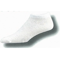 Stock Flat Knit Lightweight Heel & Toe Footie Sock (10-13 Large)
